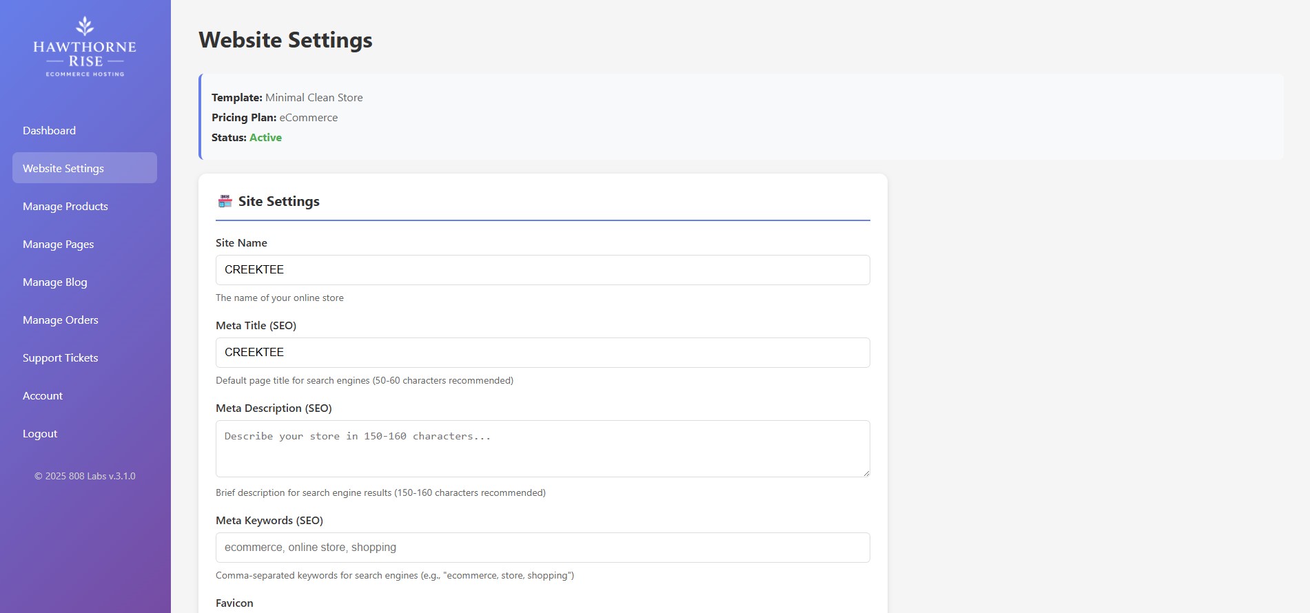 Dashboard Screenshot 1